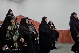 معاونان رئیس‌جمهور دربی زنان را تماشا کردند