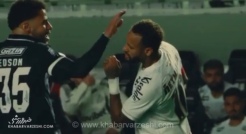 درگیری نیمار با بازیکنان واسکو در بازی دوستانه؛ پیروزی 3-0 سانتوس