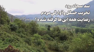 تخریب جنگل و آوارگی مردم با ساخت سد سجاد رود