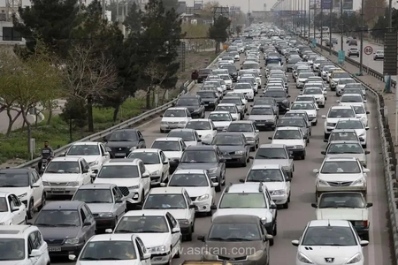 وضعیت جاده‌ها و راه‌ها، امروز ۱۴ تیر ۱۴۰۵/ ترافیک سنگین در ورودی‌های پایتخت