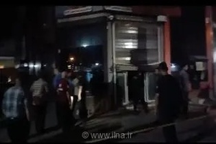 مهار آتش‌سوزی بانک سپه شعبه دانیال در شوش پس از دو ساعت تلاش آتش‌نشانان