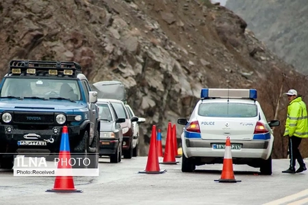 ترافیک نیمه‌سنگین در ۴ محور منتهی به تهران و بارش باران در ۷ استان