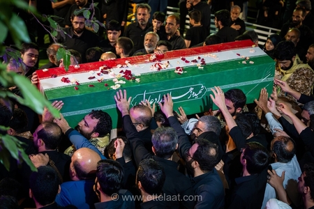 وداع با همسر شهید رهبر معظم انقلاب در مدرسه فرهنگ