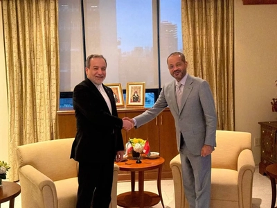 دیدار عراقچی و البوسعیدی در حاشیه مجمع عمومی سازمان ملل
