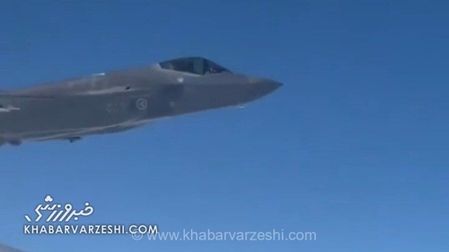 ویدیو| اسکورت پرواز برگشت از جام جهانی با F-35!