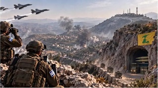 حملات اسرائیل به مناطق کوهستانی لبنان پس از درگیری در علی‌الطاهر
