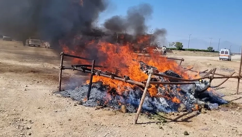 امحای بیش از ۴ تن مواد مخدر در الیگودرز