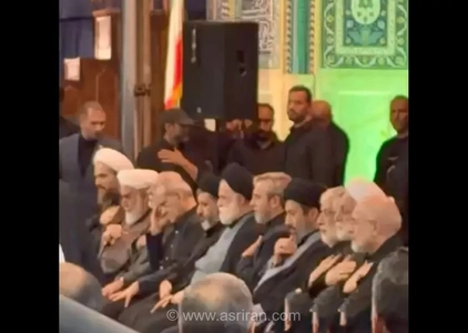حضور سران قوا در کنار خانواده رهبر شهید در مراسم بزرگداشت ایشان