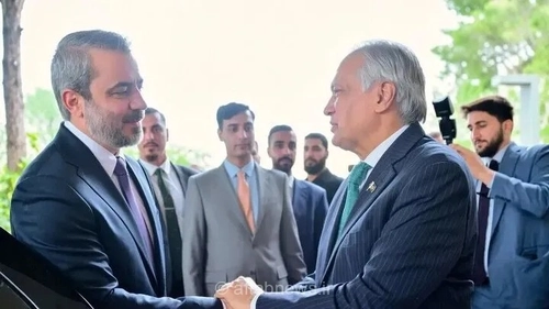 دیدار وزیر خارجه سوریه با معاون نخست وزیر پاکستان در اسلام‌آباد