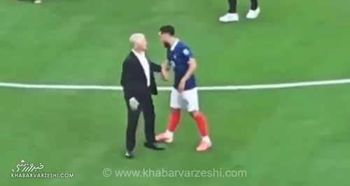 ویدیو| بی محلی کردن بازیکن تیم ملی فرانسه به دشان!