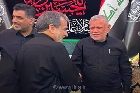 رایزنی سیدعباس عراقچی با هادی العامری در حاشیه مراسم اربعین حسینی در کربلای معلی