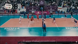 قهرمانی تاریخی والیبال نوجوانان ایران در جهان با شکست فرانسه