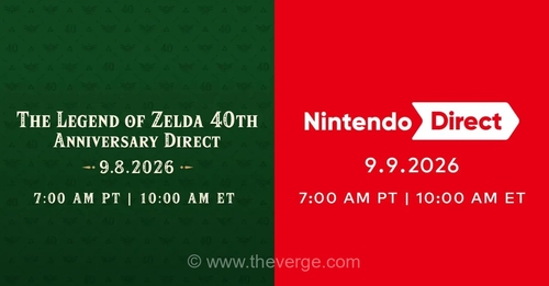 دو رویداد Nintendo Direct هفته آینده برگزار می‌شوند؛ بزرگداشت چهل سالگی Zelda