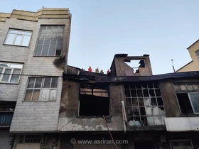آتش‌سوزی در بنگاه املاک در لاهیجان/ مصدومیت ۴ نفر