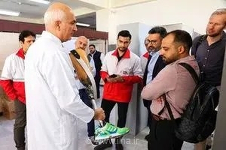 بازدید هیات صلیب سرخ نروژ از مرکز توانبخشی هلال احمر و تقدیر از سطح خدمات