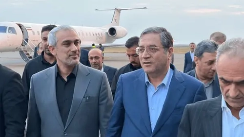 وزیر اقتصاد وارد آذربایجان غربی شد