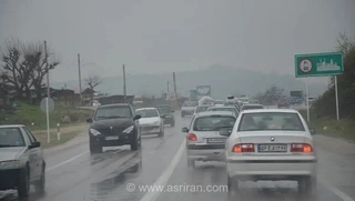 گیلان درگیر باران و لغزندگی جاده‌ها؛ یک کشته در محور رشت به لاهیجان