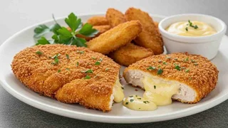 طرز تهیه کوکو سوخاری مرغ و پنیر؛ یک غذای ساده و خوشمزه