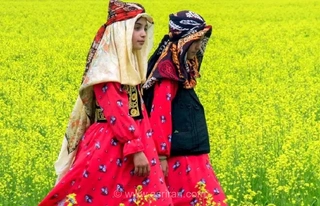 دختری از ایل شاهسون با لباس‌های سنتی در دوران قاجار(عکس)
