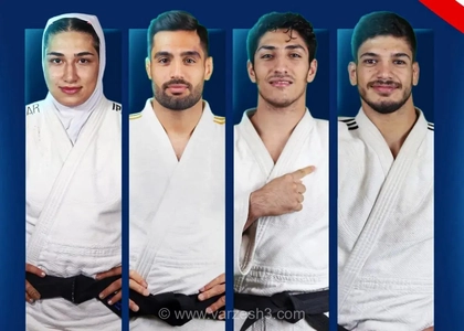 جودوی ایران در کاپ آسیا دو مداله شد