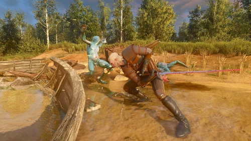 لحظاتی از بازی ضعیف من در مبارزات بازسازی شده The Witcher 3