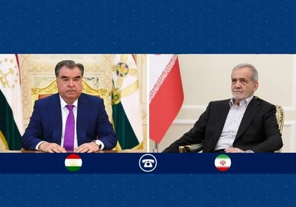 تبریک زادروز رئیس‌جمهور تاجیکستان توسط رئیس‌جمهور ایران و تاکید بر گسترش روابط