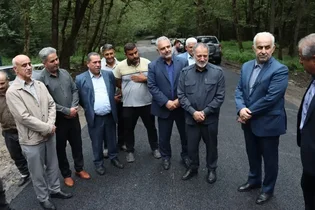 آسفالت‌ریزی مسیر دسترسی به منطقه گردشگری ویسادار گیلان