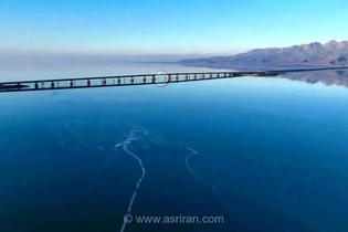 آخرین تصویر ماهواره‌ای از وضعیت دریاچه ارومیه