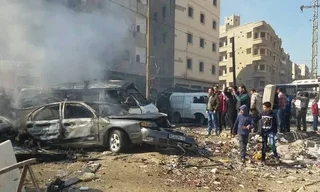 انفجار خودروی بمب‌گذاری‌شده در جاده دمشق-حمص