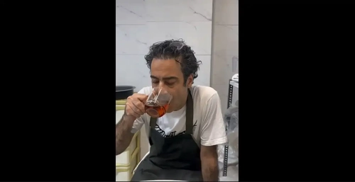 لحظاتی شیرین از آشپزی نیما فلاح و سحر ولدبیگی