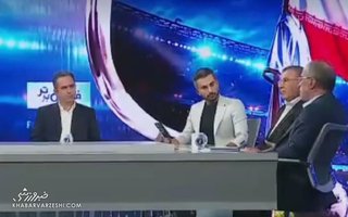 مشاجره لفظی واعظی آشتیانی و علی خطیر در برنامه فوتبال برتر