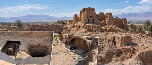 دستگیری حفاران غیرمجاز در قلعه تاریخی تفت یزد