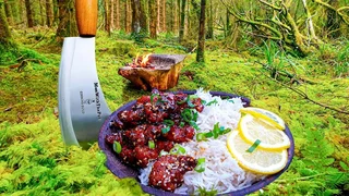 طرز تهیه مرغ لیمویی در طبیعت؛ ویدیویی آرامش‌بخش از آشپزی