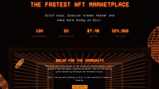 بزرگترین بازار NFT اتریوم، Blur، پس از کاهش 99 درصدی حجم معاملات، تعطیل می‌شود