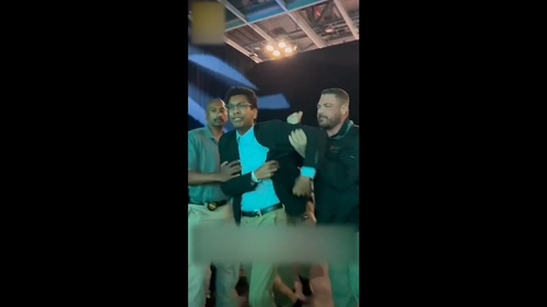 اختلال دانشجویان معترض در پنل هوش مصنوعی و اقلیم شرکت انویدیا