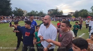 حضور زارع و یزدانی در مسابقات کشتی سنتی لوچو در بابل