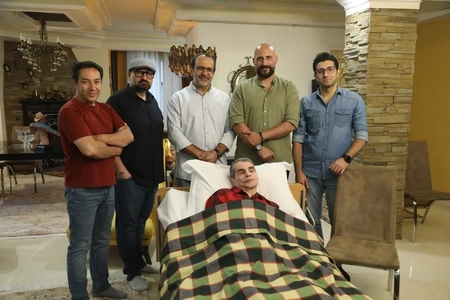 عیادت اعضای انجمن صدابرداران سینما از اصغر شاهوردی