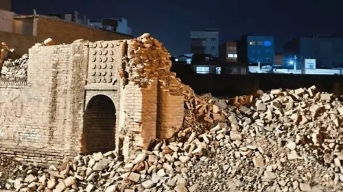 تخریب کاروانسرای تاریخی روس‌ها در سبزوار با دستور شهرداری