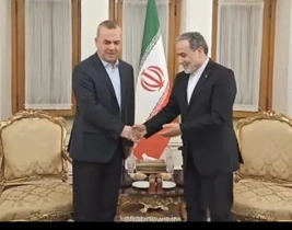 دیدار نماینده حزب‌الله لبنان با عراقچی در تهران