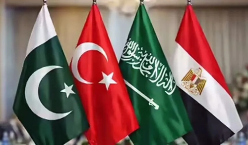 دیدار وزرای خارجه پاکستان، مصر، ترکیه و عربستان با سه کشور اروپایی