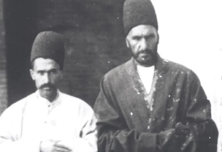 تصویر یادگاری پزشکان اراکی در سفر ناصرالدین شاه