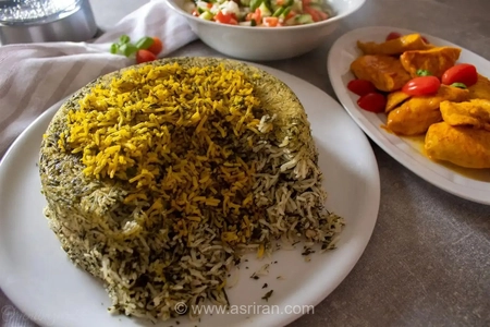 طرز تهیه سبزی پلو خوشمزه: راهنمای گام به گام پخت این غذای ایرانی