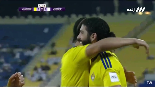 گل اول الغرافه به استقلال با ضربه ساسی