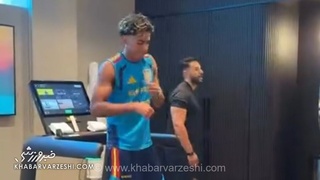 ویدیو جنجالی از لامین یامال؛ ستاره جوان بارسلونا در حال رقصیدن روی تردمیل باشگاه خبرساز شد