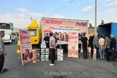 تسهیل تردد زائران اربعین با عرضه مستقیم روغن‌موتور ایرانول در مسیرهای منتهی به مرزهای کشور