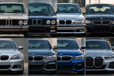 تغییرات BMW از E21 تا G50