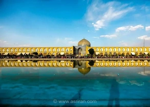 ایران قدیم؛ سربازان در حال انجام حرکات ورزشی در میدان نقش جهان اصفهان (عکس)