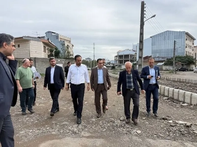 بازگشایی مسیر سرگل به سعدی در رشت به مراحل پایانی رسید