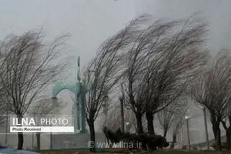 وزش باد و گردوخاک در مناطق مختلف کشور