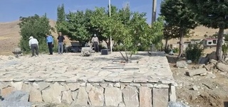 ساماندهی محوطه مقبره ماموستا ملا عبدالله باشماق در دهگلان آغاز شد